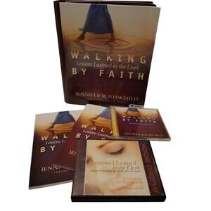 Walking By Faith Lessons Learned In The Dark Audio Book CD Set Rothschild Jen